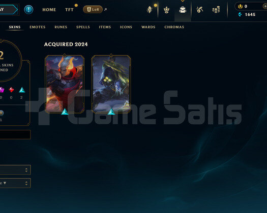 TR Unranked | 2 Kostüm - 25 Hero | LoL Hesap