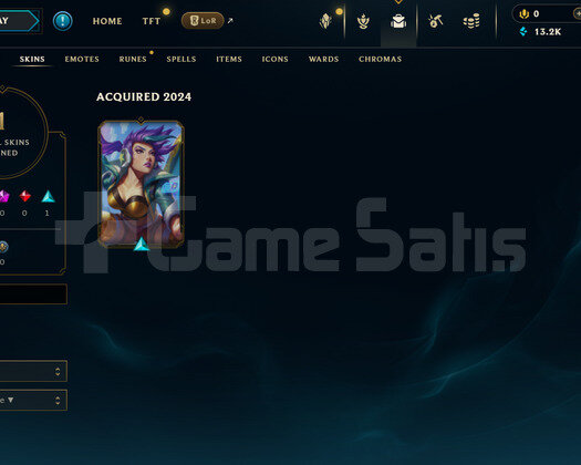 TR Geçen Sezon Plat | 1 Kostüm - 13K Mö | LoL