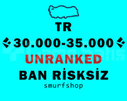 TR UNRANKED HESAP - 30K MAVİ ÖZ - BAN RİSKSİZ