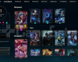 TR 2018 KURULUM 70LVL 23 SKIN HANDMADE UNRANKED