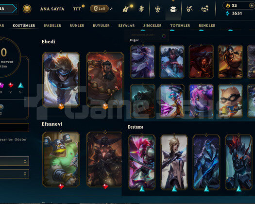 TR2014 BRONZ4 HANDMADE 2EBEDİ 20SKIN 59HERO FIRSAT