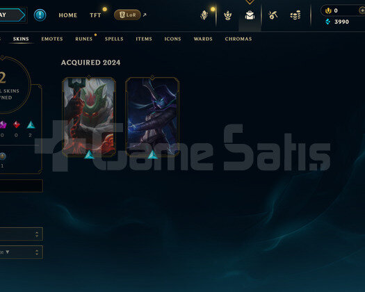 TR Unranked | 2 Kostüm - 25 Hero |LoL Hesap