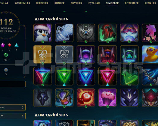 TR 2015 KAYIT 178 SKIN 142 HERO HANDMADE GOLD ACC