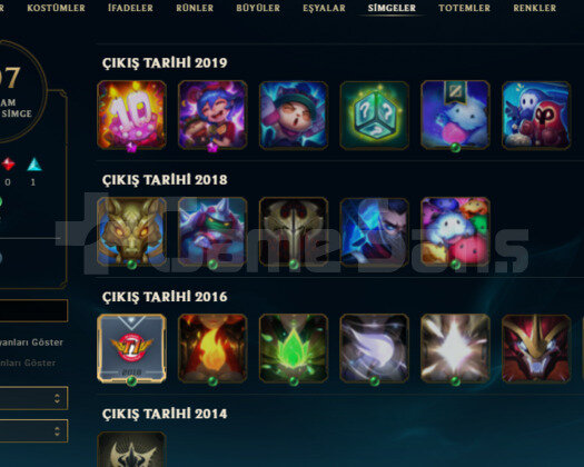 TR 2018 KURULUM 65 SKIN 108 HERO HANDMADE UNRANKED