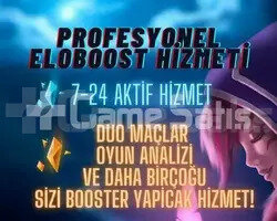GARANTİLİ VE PROFESYONEL ELOBOOST HİZMETİ!