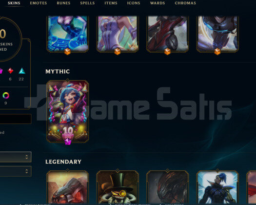 EUW D2 6+25lp gain 50 skin 28k be