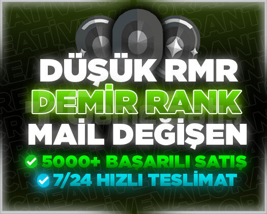MAİLLİ | DEMİR 1-2-3 RANK DÜŞÜK RMR | GARANTİLİ
