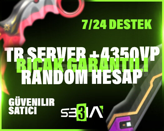 FULL TR V.I.P +4350VP BIÇAK GARANTİLİ +3500 SATIŞ
