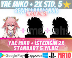 EU | MR10 Yae Miko + 2x Seçimli STD 5 Yıldız