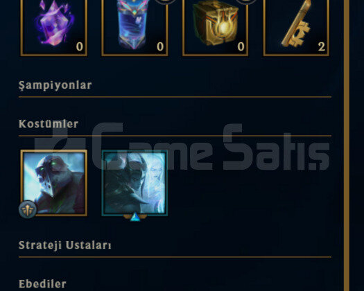 ESKİ KURULUM / GEÇEN SEZON GOLD