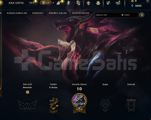 ESKİ KURULUM / GEÇEN SEZON GOLD