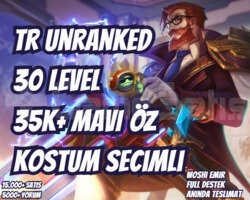KOSTÜM SEÇİMLİ TR 35K+ MAVİ ÖZ VIP 30 LEVEL