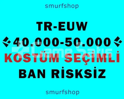 TR/EUW KOSTÜM SEÇİMLİ UNRANKED SIFIR BAN