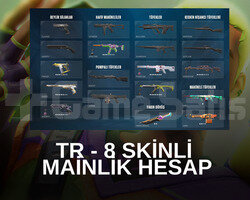 8 SKİNLİ - TR - MAİNLİK HESAP