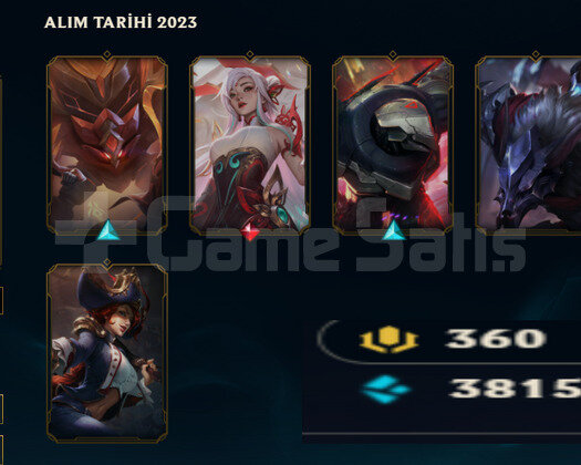 TR2023EFSANE B İRELİA HANDMADE DEMİR2 6SKIN 44HERO
