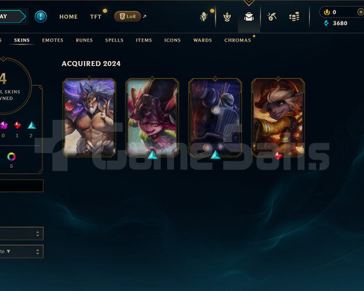 TR Geçen Sezon Zümrüt | 4 Kostüm - 29 Hero |LoL