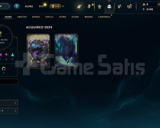 TR Geçen Sezon Plat | 2 Kostüm - 43 Hero | LoL