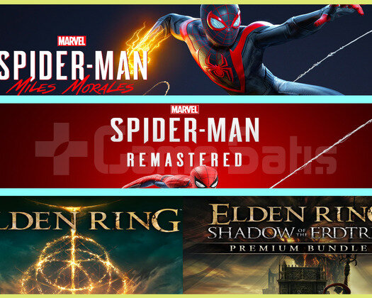 Miles Morales + Spider Remastered + Elden Ring