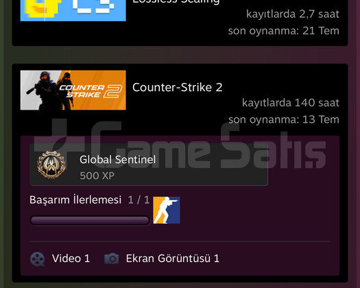 FPS arttırmalı CSGO hesabı