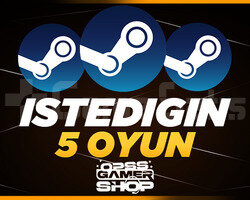 İstediğiniz 5 Oyun + Garanti