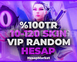 VALORANT 100 TR 10-120 SKIN VİP RANDOM