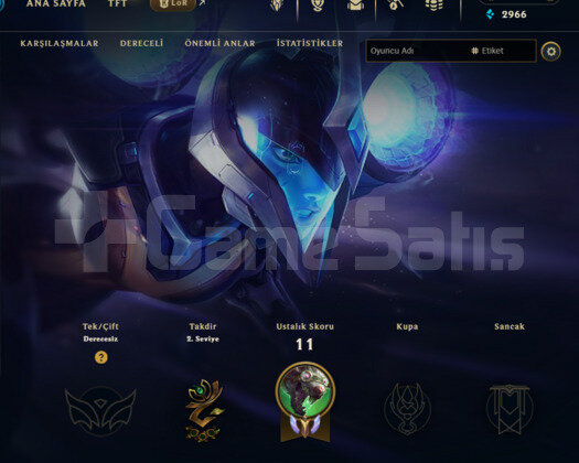 2021 KURULUM / UNRANKED / 33 LEVEL