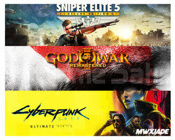 Cyberpunk 2077 + God of War 3 R. + Sniper Elite 5