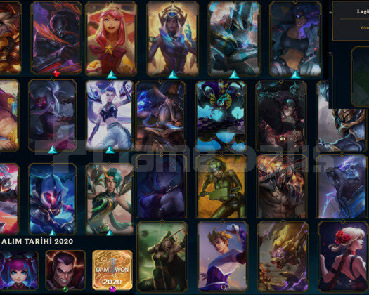 138LVL 220K KAISA 33 SKINLI LOL HESABI