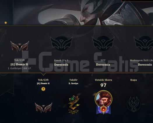 EUW2021 HANDMADE DEMİR2 10SKIN 41HERO 650RP FIRSAT