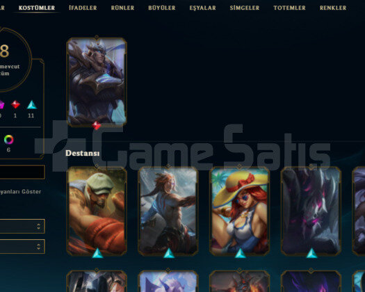 TR 2021 | 96 SEVIYE | 18 SKIN | 63 HERO | UNRANKED