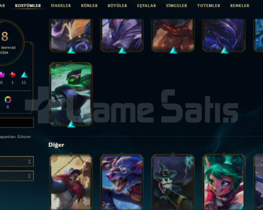 TR 2021 | 96 SEVIYE | 18 SKIN | 63 HERO | UNRANKED