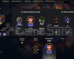 TR 2021 | 96 SEVIYE | 18 SKIN | 63 HERO | UNRANKED