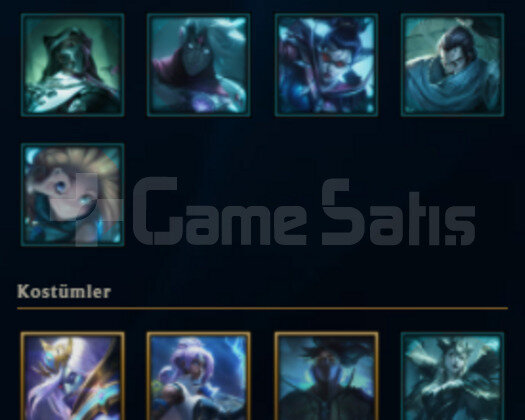 TR 20 SKIN 81 HERO HANDMADE UNRANKED 500RPLİ HESAP