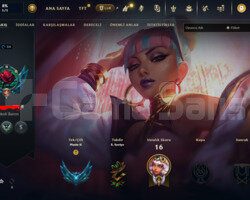 Plat 2 +25LP 2Skin Yeni temiz hesap KDA Qiyana