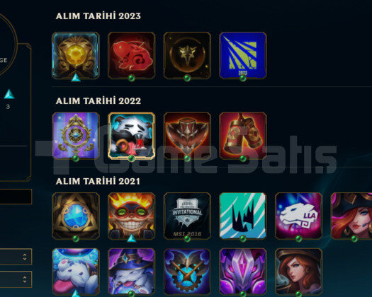 TR2021 YÜKSEK MRR PLAT3 5SKIN BOL GANIMET 35HERO