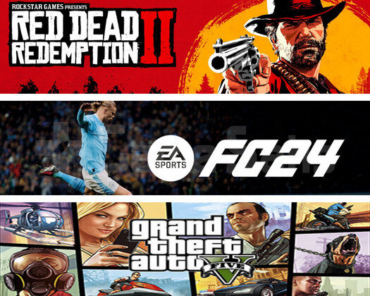 FC 24 + RDR 2 + GTA 5 + GARANTİ