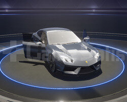 LAMBORGHİNİ SİYAH TOROS ARAÇ KARTI 1 ADET