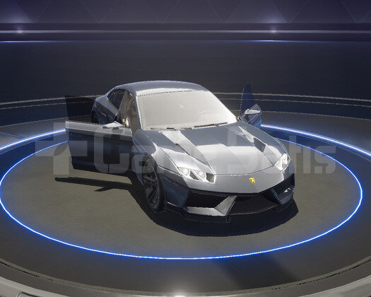 LAMBORGHİNİ SİYAH TOROS ARAÇ KARTI 1 ADET