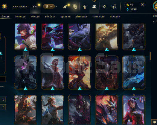 EUW- 264 LEVEL - 123 SKİN - 130 HERO MAİL DEĞİŞEN