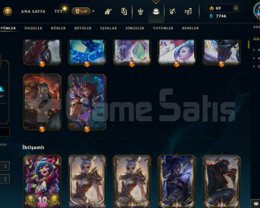 TR - 937 LEVEL - 689 SKİN - 168 HERO MAİL DEĞİŞEN