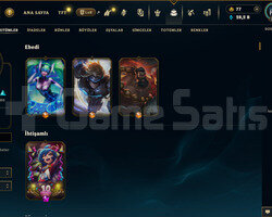 EUW 274LVL-244SKIN-TEL NOSUZ-MAİL DEĞİŞEN-FUL HERO