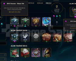 TR 2014-15ELMAS NADİR SİMGELİ 15SKIN 40HERO ANTİKA