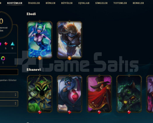 TR 120SV 2013 KAYIT 165 HERO 70 SKIN RARE UNRANKED