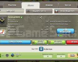 Çok acil satılık 9 SEVİYE KLAN