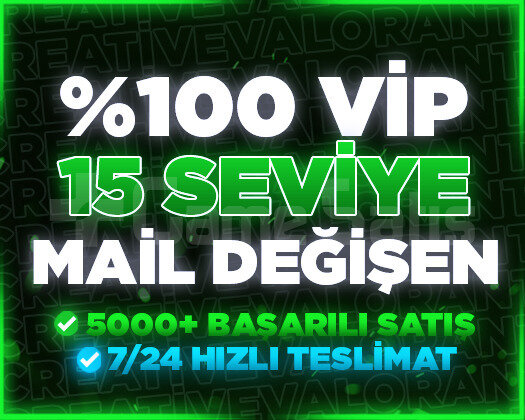 MAİL DEĞİŞEN | 15 SEVİYE HESAP | VALORANT