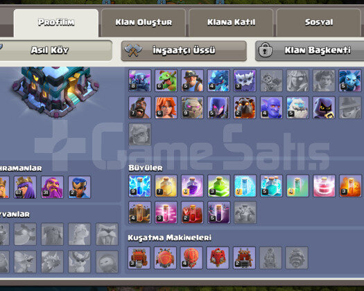 IDsiz | TH 13 | 2500 Taşlı | Bol Skinli Hesap