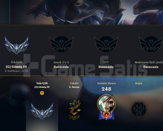 TR HANDMADE EBEDİLİ 30SKIN 59HERO SİLVER 3 FIRSAT!