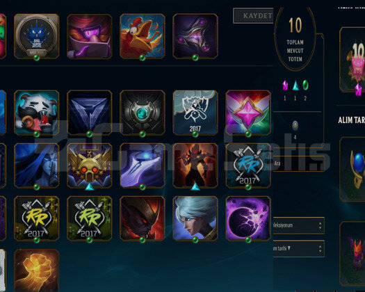 TR HANDMADE EBEDİLİ 30SKIN 59HERO SİLVER 3 FIRSAT!