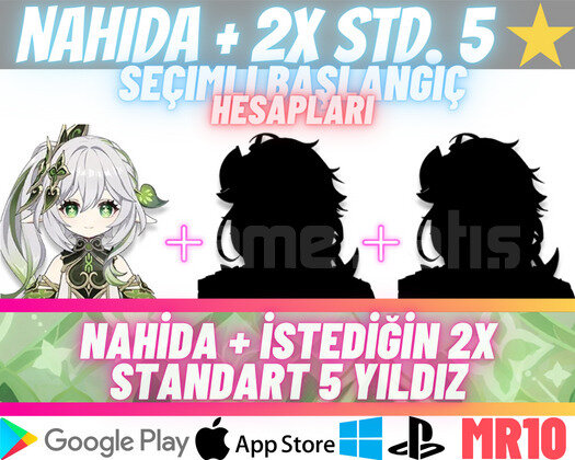 EU | MR10 Nahida + 2x Seçimli STD 5 Yıldız