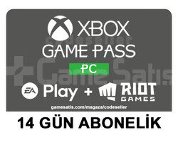 GAME PASS PC + EA PLAY + RIOT GAMES - 14 GÜNLÜK